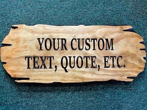 Custom Wooden Signs, Personalized Wood Signs, Custom Wood Signs, Personalized Cabin Signs, Outdoor Wooden Sign, Family Name Signs (Text Only)
