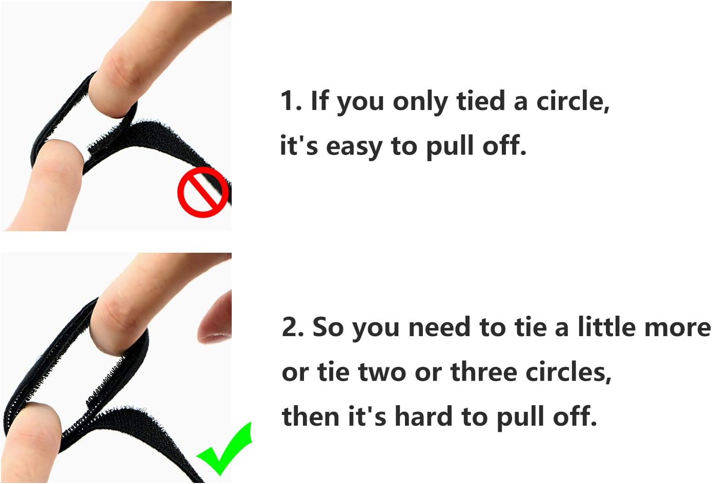 Reusable Fastening Tape Cable Ties 3/4 Inch Double Side Hook Roll (25 Yard, Red)