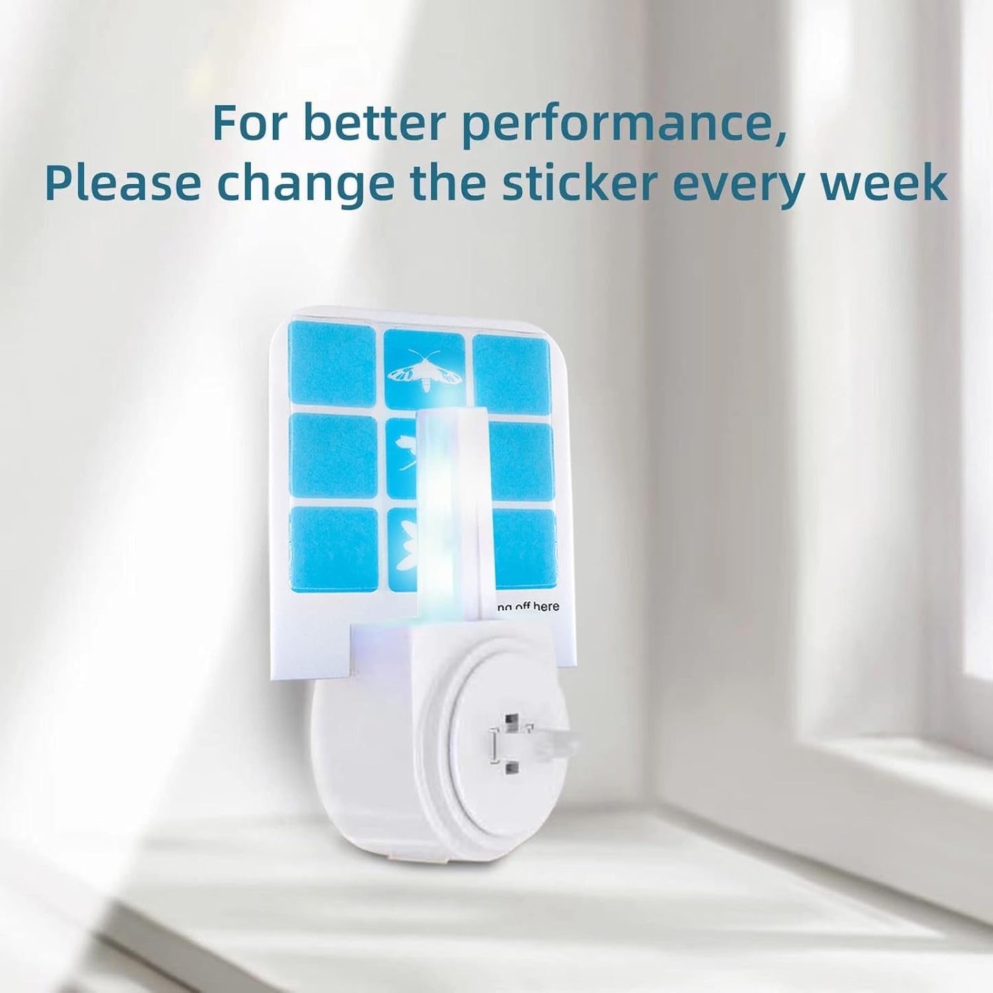 21 Pcs Refill Glue Cards Compatible with Safer Home SH502, SH503 Indoor Fly Trap DT3005W Plug-in Bug Light for Flies, Fruit Flies, Moths, Gnats, and Other Flying Insects