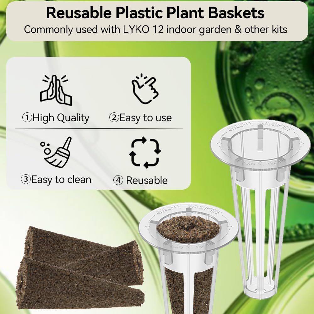 inbloom Asian Herb Seed Pod Kit for AeroGarden, iDoo, Ahopegarden, 7 Pods with 350+ Seeds (Basil, Parsley, Cilantro, Chrysanthemum, Pak Choi, Crystalline Ice Plant, Onion) Hydroponics Growing System