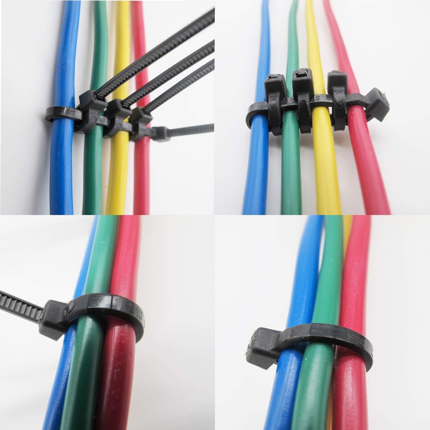 Superun Heavy Duty Zip Ties 12 Inch, 50 Lbs Tensile Strength Selflocking Wire Ties (Industrial Grade Cable Ties) Pack of 100 Black