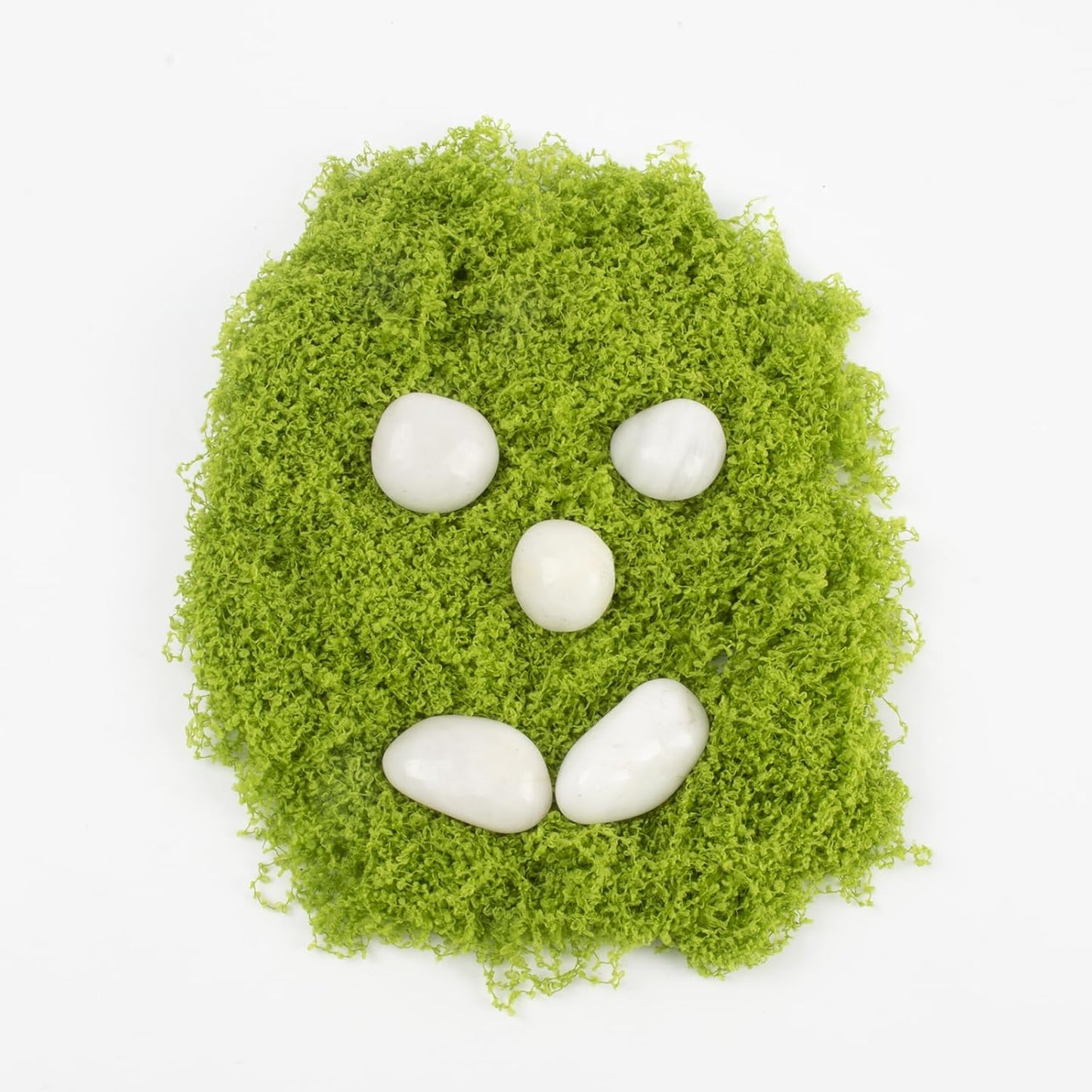 Natural White River Pebbles - LOOIOOJ 20 Lbs Polished Decorative Rocks, 0.5-1 inch, for Aquariums, Gardens, and Indoor Plant Drainage (White, Weight: 20 LB)