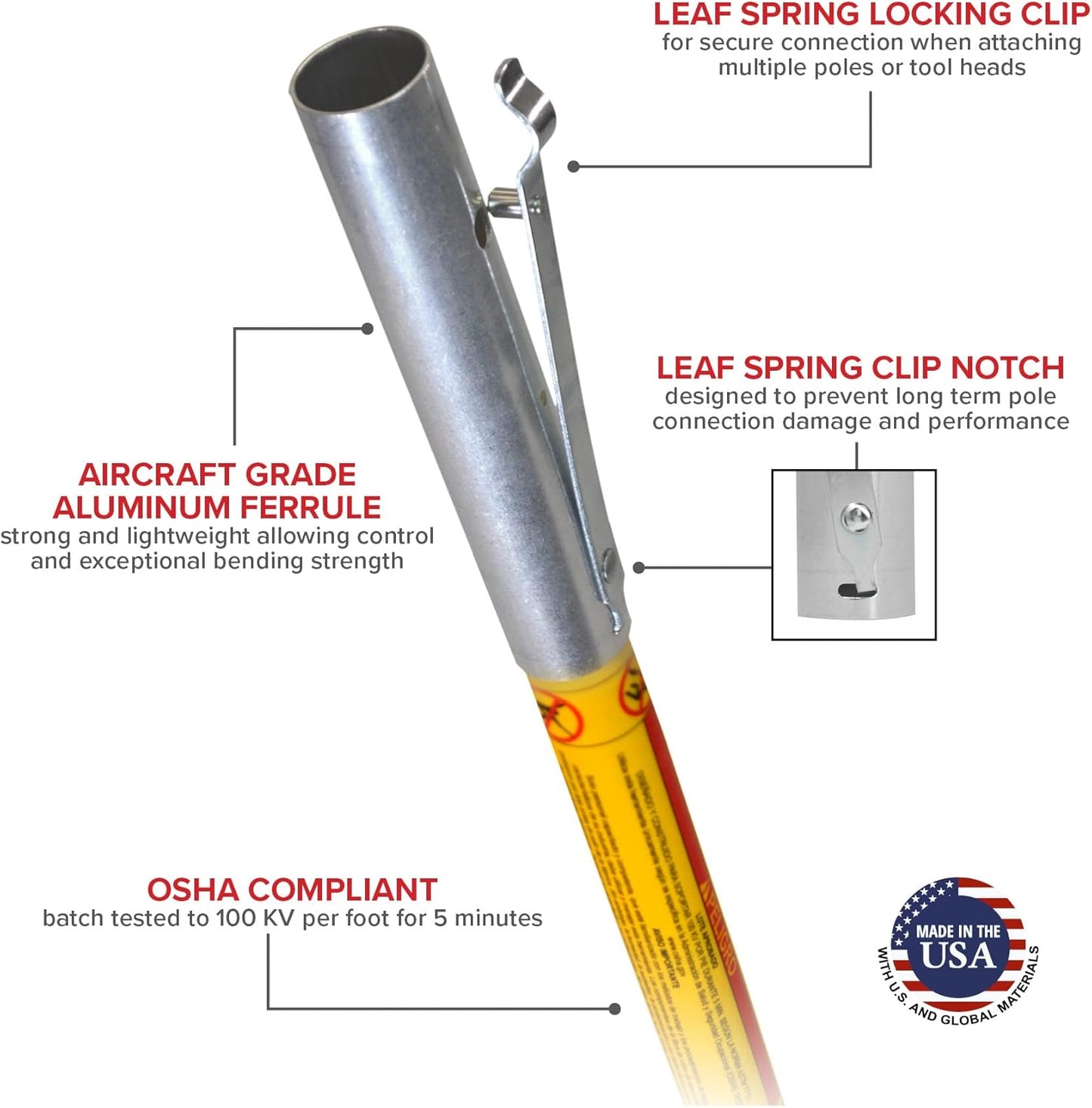 Jameson FG-6/3F Fiberglass Pole Set