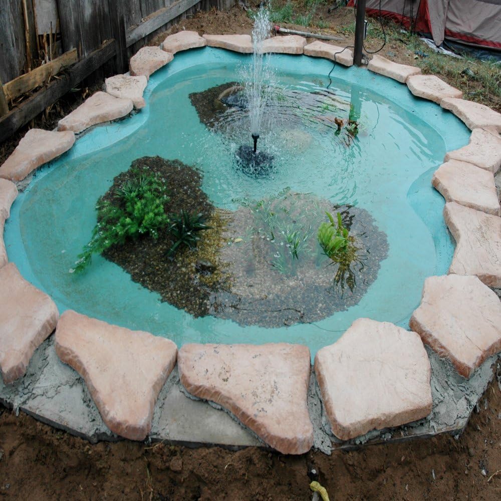 Pond Armor SKU-SKYBLUE-QT-R Non-Toxic Pond Shield Epoxy Paint, 1.5-Quart, Sky Blue, 48 Fl Oz (Pack of 1)