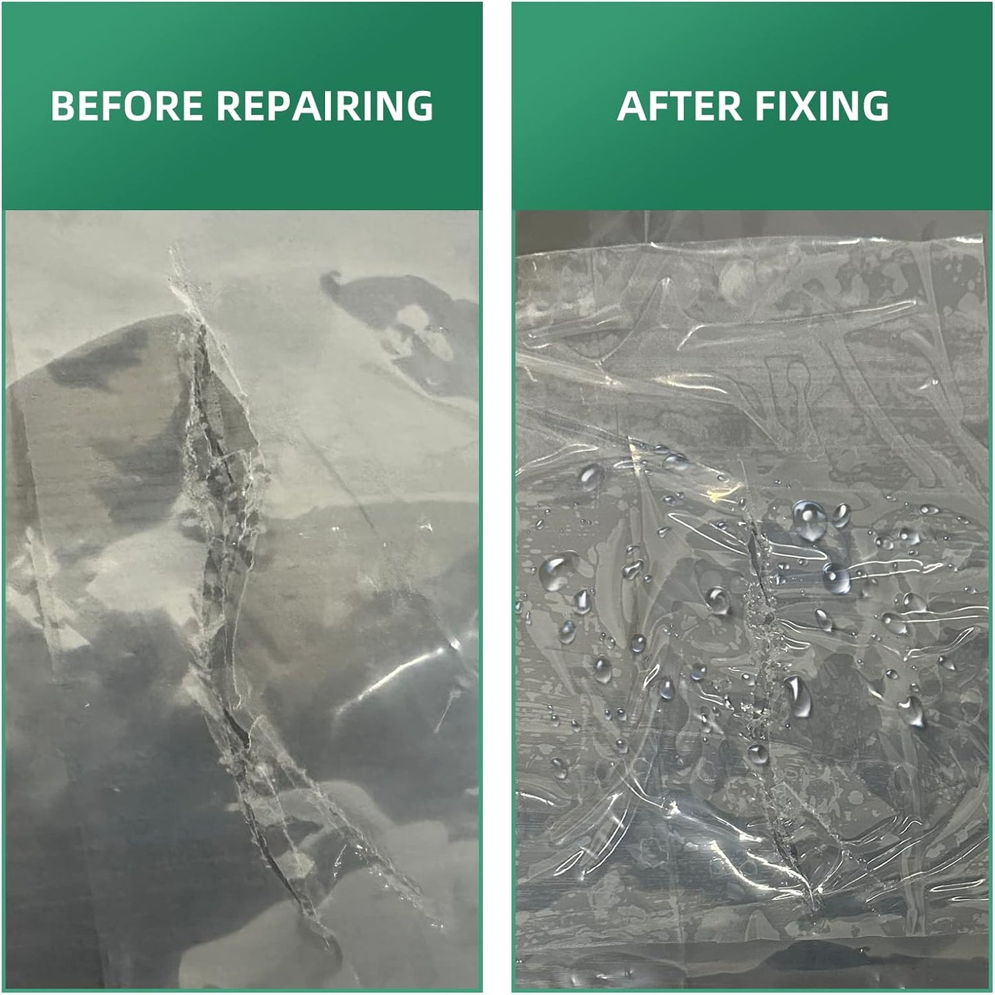 Greenhouse Repair Tape, 6.3 mil Thickness Greenhouse Plastic Tape, Clear UV Resistant Greenhouse Sheeting Coverings Film Tape(5inX213ft)