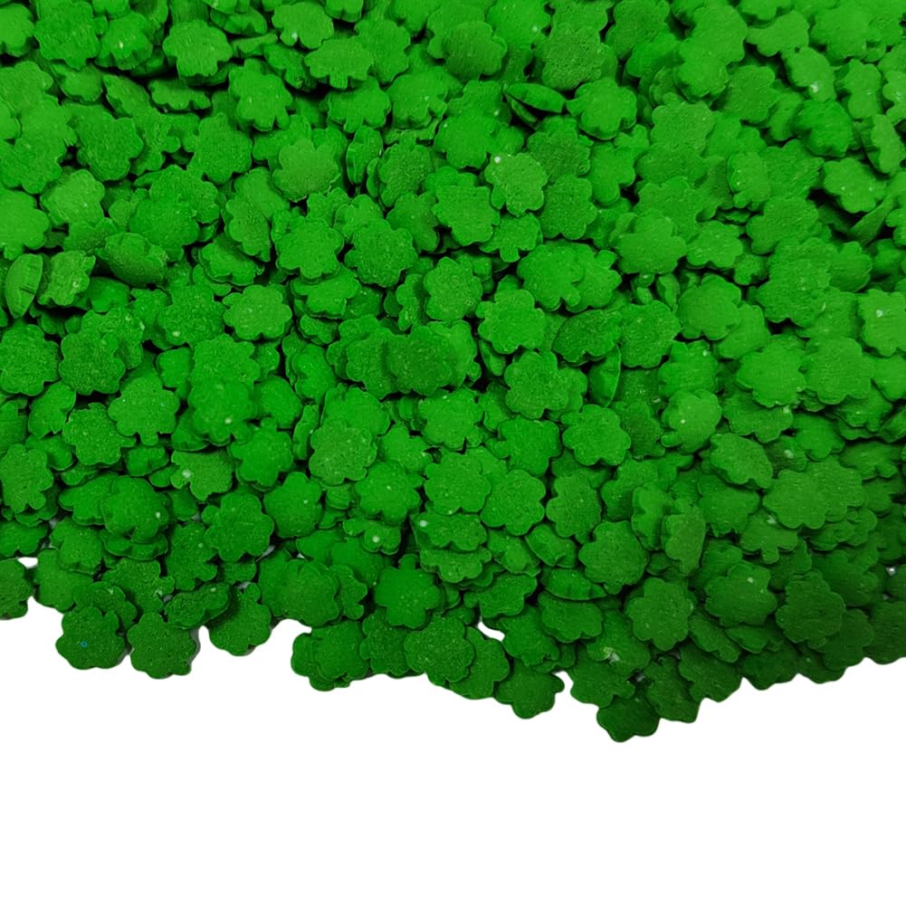 Homankit Edible Green Sprinkles St. Patrick's Day Themed Sprinkle for Cake Decorating Baking Cupcake Toppers Cookie Decorating Ice Cream Celebration 3 Ounces