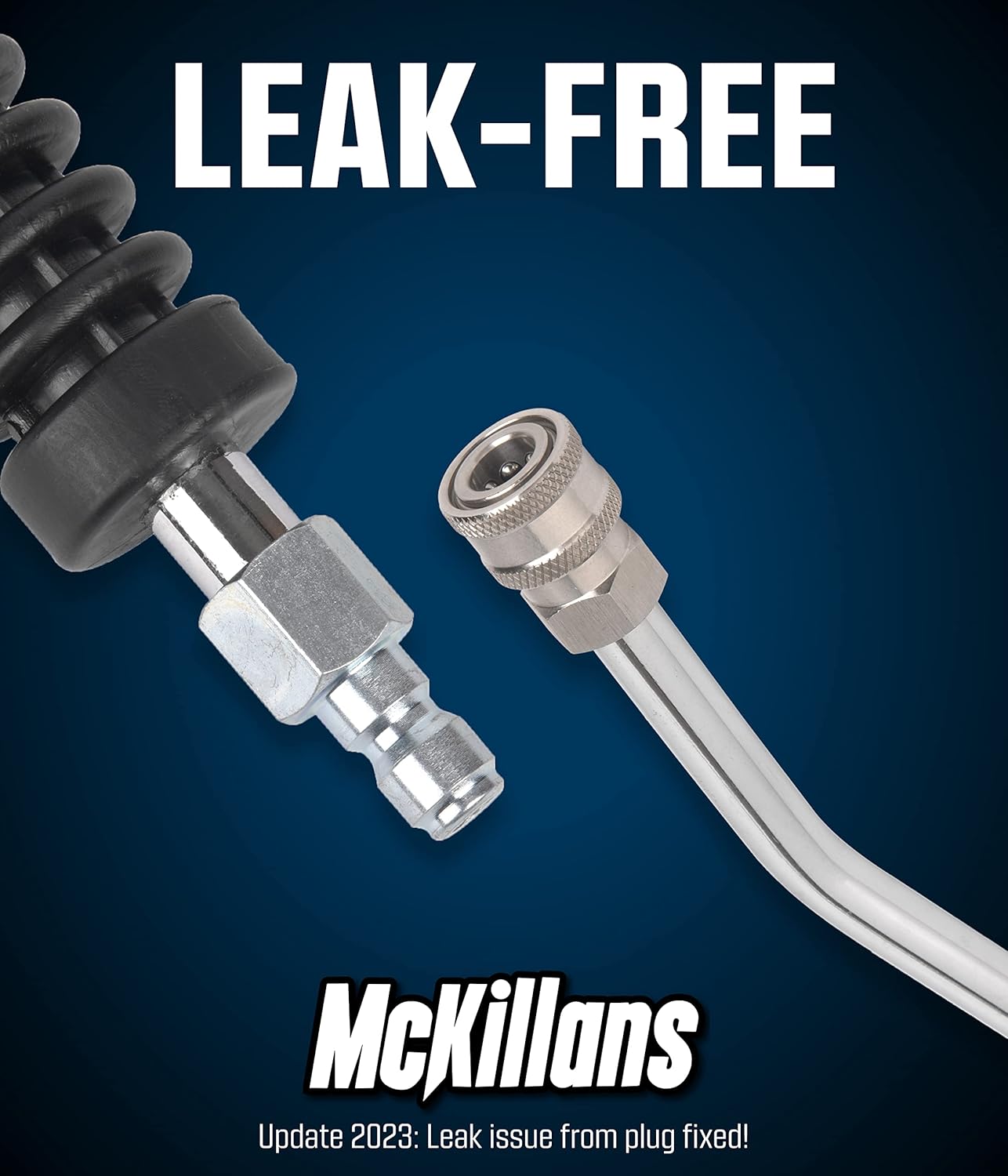 McKillans® Car Pressure Washer Extension Wand - Power Washer Wand Extension for Car Wash - Short Pressure Washer Wand Replacement - Pressure Washer Accessories & Attachments - 1/4” Quick Connect Plug