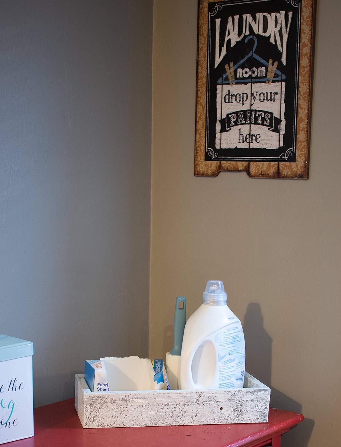 Small Wooden Planter Box – Rustic 1-Pack Wood Window Planter Box Set for Centerpieces & Storage – Durable Wooden Boxes for Decor - Perfect Toilet Basket for Bathroom Organizer