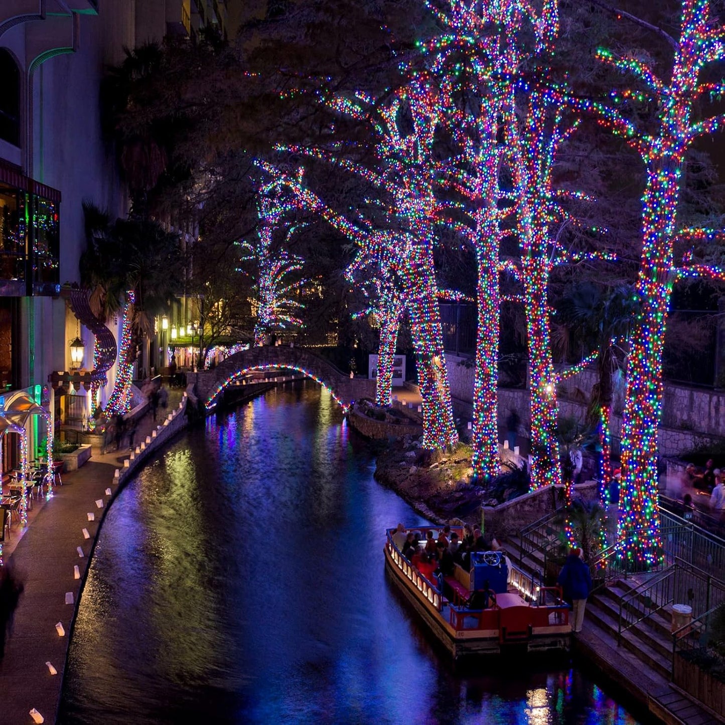 Multicolored Solar String Lights Outdoor Waterproof, 2-Pack Each 72FT 200LED Solar LED Fairy Lights Copper Wire 8 Modes Solar Twinkle Light for Garden Xmas Tree Party Wedding Decorations