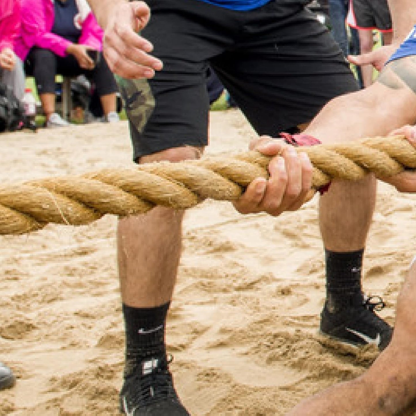 2 Inch x 50 Ft Natural Jute Rope, IMROPE Twisted Jute Rope 4 Strands for Arts Crafts, Swing, Garden, Home Decorating, Hammock, Tug of War