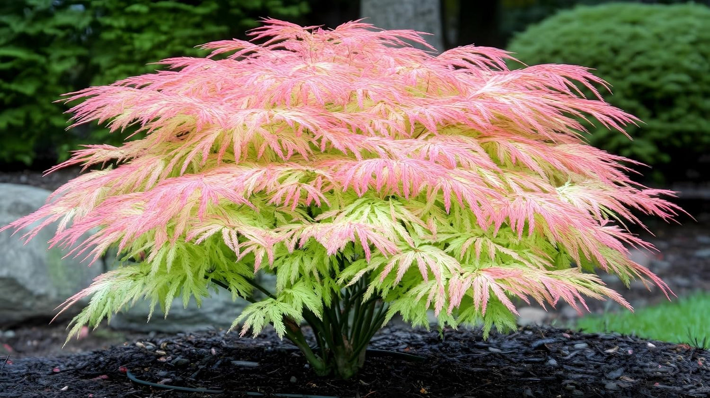 Green Geisha Girl Japanese Maple Bonsai Tree Seedling for Planting - Approx 12-18 Inches Tall - Ready to Train, No Pot Included - Grow Indoor or Outdoor