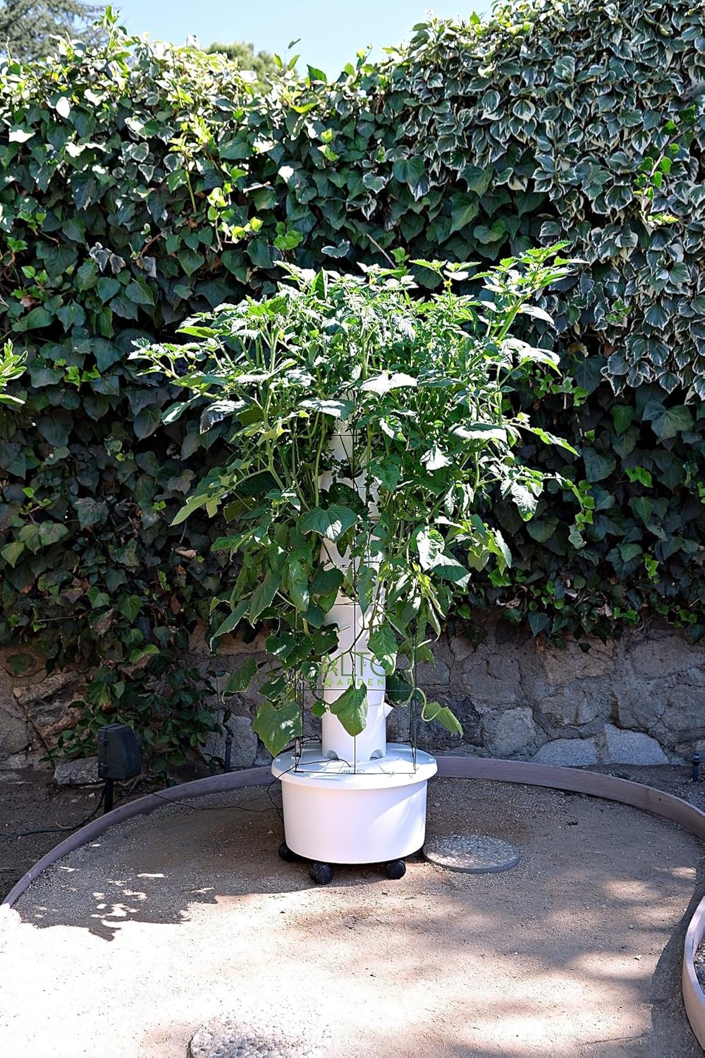 GX Hydroponic Tower | Vertical Planter Tower | Hydroponics Growing System Kit | Food Grade with 24 Net Pots (Without Lights)