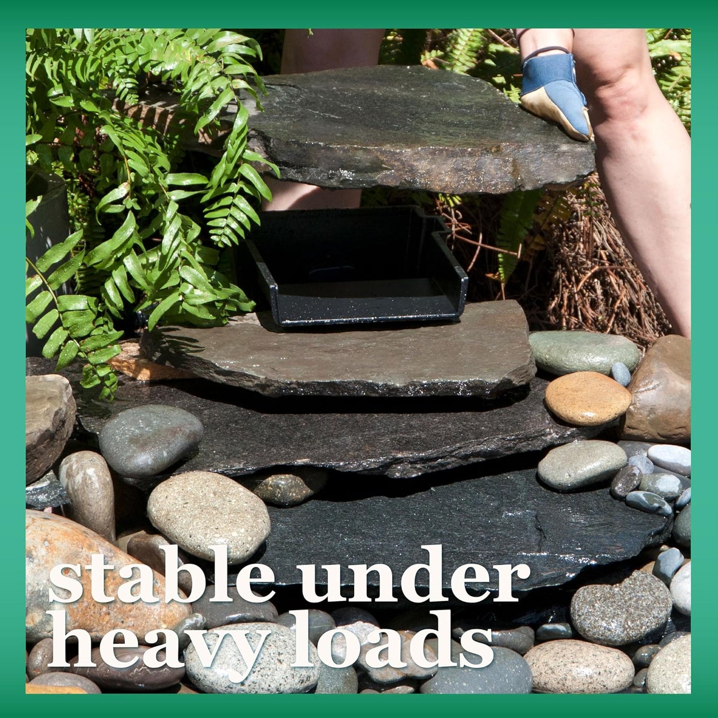 smartpond Waterfall Spillway, 8 inch Wide Weir, Waterfall Box, Smooth Flow, Durable Construction, Easy to Install, Great for Waterfalls, Pondless Water Features and Streams