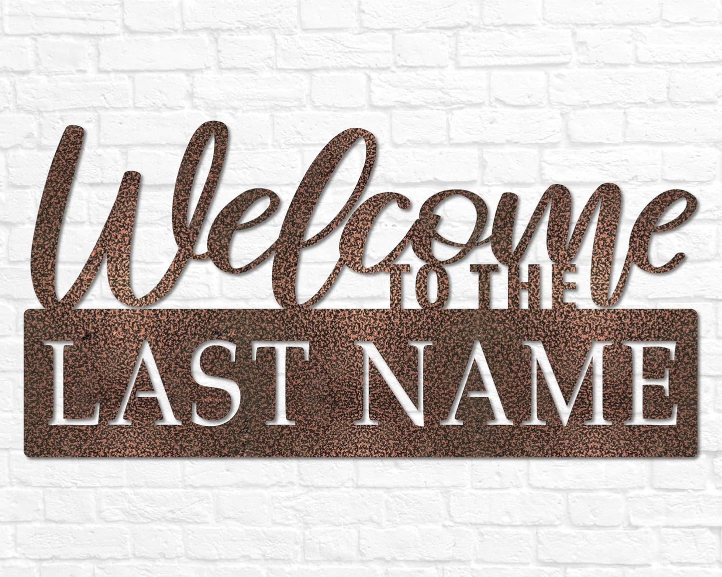 Personalized Welcome Name Sign Outdoor Last Name Sign Personalized Family Name Sign Custom Home Decor Custom Wedding Gift Housewarming Gift