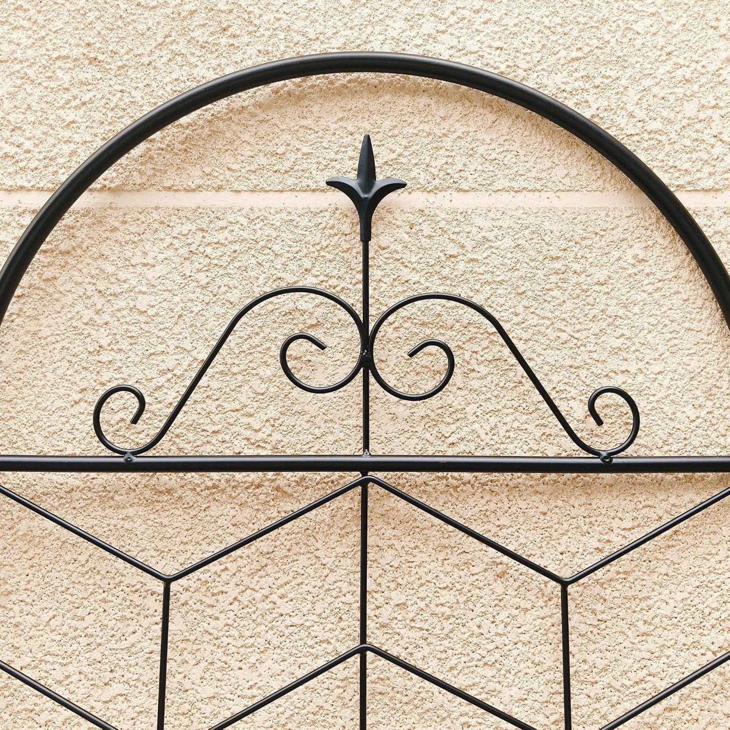 2 Pack 87x20in Garden Trellises with Black Metal Coating, Trellis for Climbing Plants Outdoor, Roses, Vines, Flowers, and Vegetables.