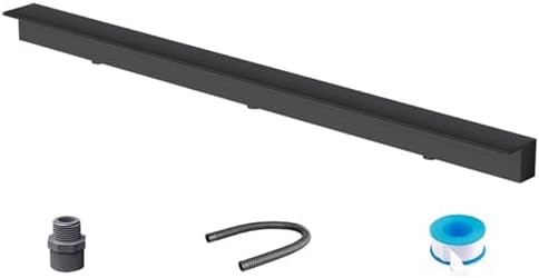 Waterfall Spillway 72 Inch - Garden Fountain Waterfall Embedded Mounting, Heavy Duty Stainless Steel Spray Water Accessories for Pond and Patio