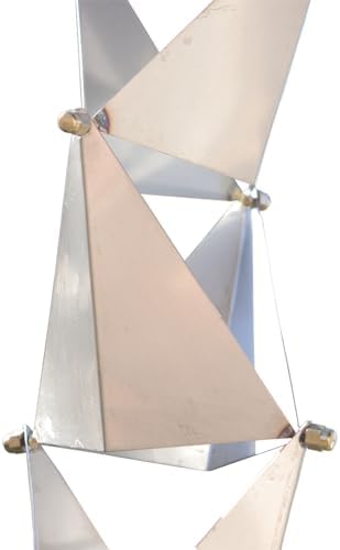 Nutshell Stores Origami Rain Chain - Stainless Steel - 8 Feet