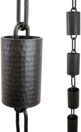 Nutshell Stores Kenchiku Rain Chain - Black - 8 Feet