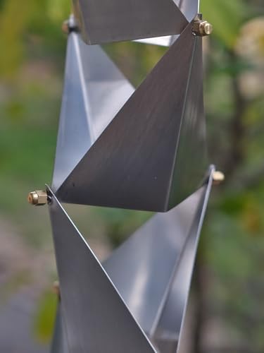 Nutshell Stores Origami Rain Chain - Stainless Steel - 19 Feet