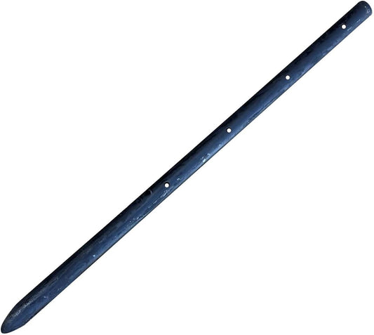 Sandbaggy Round Steel Concrete Form Stakes with Nail Holes - Rust Resistant Coating - Removable, Reusable (200, 3/4 in X 18 in)