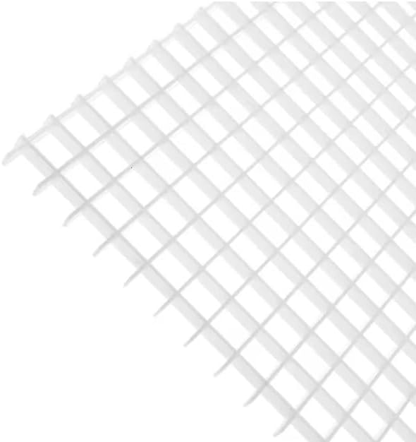 Fluorolite Plastics| Egg Crate Panel | Ceiling Diffuser | Polystyrene| Color -White | Nominal 24" x 48" with 1/2" x 1/2" x 3/8" Cell Size | 6 Pack