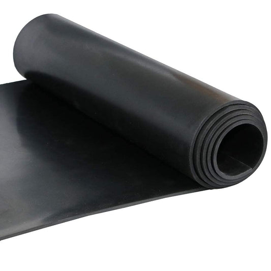 NABOWAN Solid Rubber Sheets,Strips,Rolls 1/8" (.125") Thick x 12" Wide x 24" Long, Thin Neoprene Rubber, Perfect for DIY Gasket Material, Sealing, Liner, Shield, Padding, Mat