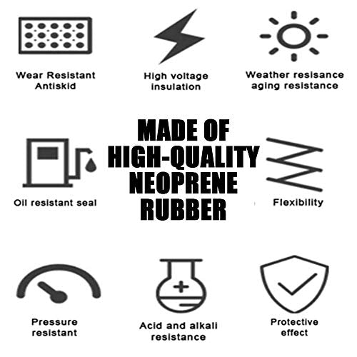 NABOWAN Solid Rubber Strip,Sheets,Rolls 1/8" (.125") Thick x 2" Wide x 120" Long, Thin Neoprene Rubber, Perfect for DIY Rubber Gasket, Weather Stripping, Sealing, Padding, Mat