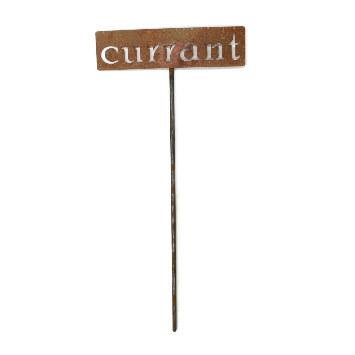 Classic Metal Garden Markers 19 Inches Tall (currant, Naturally Rusted)