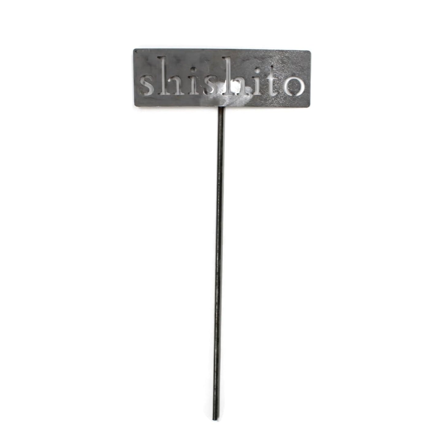 Classic Metal Garden Markers 19 Inches Tall (shishito, Raw, Unfinished Steel (will rust with time))