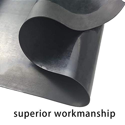 NABOWAN Solid Rubber Strip,Sheets,Rolls 1/4" (.250") Thick x 1" Wide x 60" Long, Thick Neoprene Rubber, Perfect for DIY Rubber Gasket, Weather Stripping, Sealing, Padding
