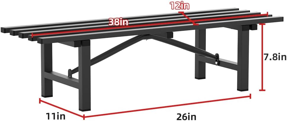 Premium Aluminum Plant Stand - Home Decor & Outdoor Garden Solution with 300 LBS Capacity, L37.8 x W11.4 x H7.9 inch