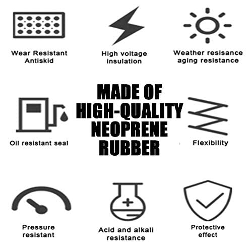 NABOWAN Solid Rubber Strip,Sheets,Rolls 1/8" (.125") Thick x 1" Wide x 240" Long, Thin Neoprene Rubber, Perfect for DIY Rubber Gasket, Weather Stripping, Sealing, Padding, Mat