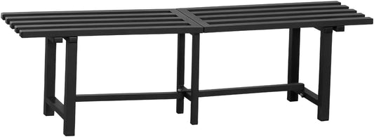 Chic & Robust 300 LBS Capacity Aluminum Plant Stand - Your Indoor & Outdoor Plant Display Solution, Size: L47.2 x W11.4 x H7.9 inch.