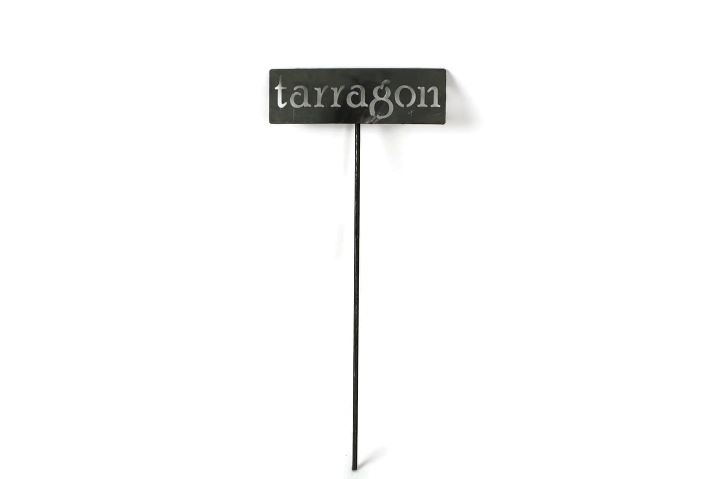 Classic Metal Garden Markers 19 Inches Tall (tarragon, Raw, Unfinished Steel (will rust with time))