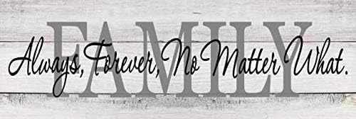 Family Sign Modern Farmhouse Decor Rustic Decor Living Room Wooden Plank Wood Signs Gifts 8x24 B3-08240062002