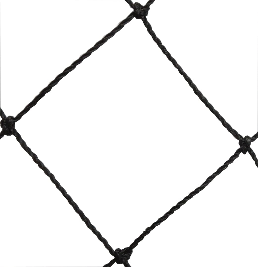 Poultry Netting 1" or 2" Mesh Heavy Knotted Nets Aviary Gamefowl Quail Chicken Bird Block Net Long Lasting Break/Burst 85/245 lb Polyethylene 8-10 Year Lifespan (25' X 25', 1)