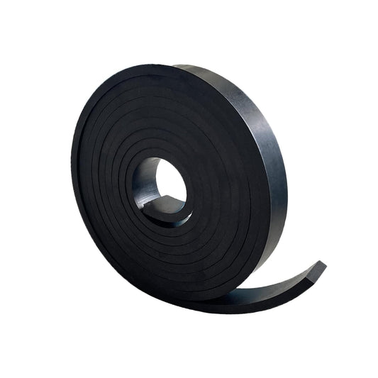 Solid Rubber Strips, Sheet, Rolls 1/4 (.25)" Thick X 1" Wide X 10'Long, Solid Rubber Rolls for DIY Gaskets, Anti-Slip Pads, Flooring, Bumpers
