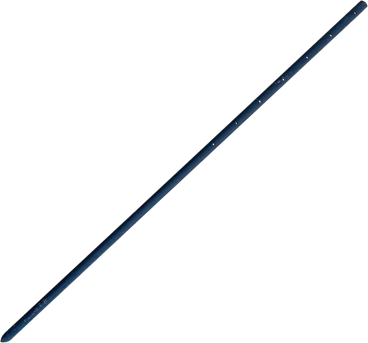 Sandbaggy Round Steel Concrete Form Stakes with Nail Holes - Rust Resistant Coating - Removable, Reusable (100, 3/4 in X 48 in)