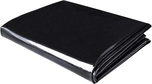 MYFAMIREA 4 FT x 7 FT Pond Liner, 20 Mil HDPE Pond Liner, Sun Resistant Preformed Easy Cutting Pond Liner Underlayment for Fish Koi Ponds, Garden Fountain, Waterfall Fish Pond