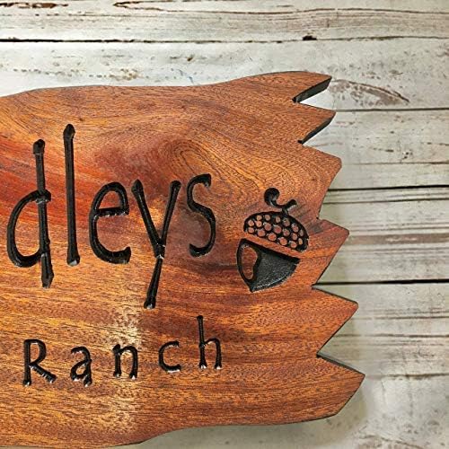 Custom Wooden Signs, Personalized Wood Signs, Custom Wood Signs, Personalized Cabin Signs, Outdoor Wooden Sign, Family Name Signs (Jagged Edge)