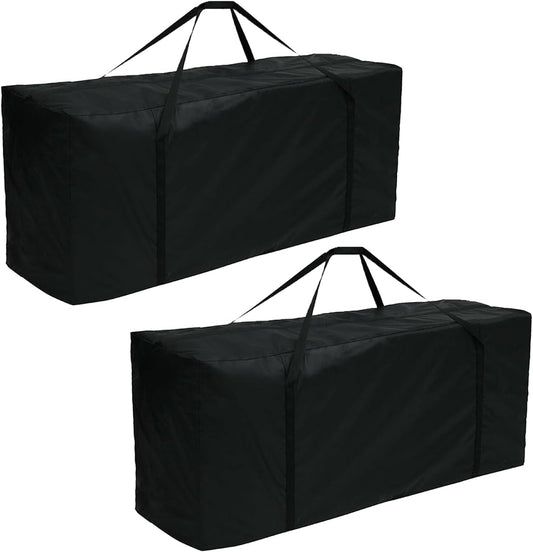 Outdoor Patio Cushion Storage Bags 68Inch Waterproof Extra Large Patio Furniture Cover Cushion Storage Bag with Handle and Zipper