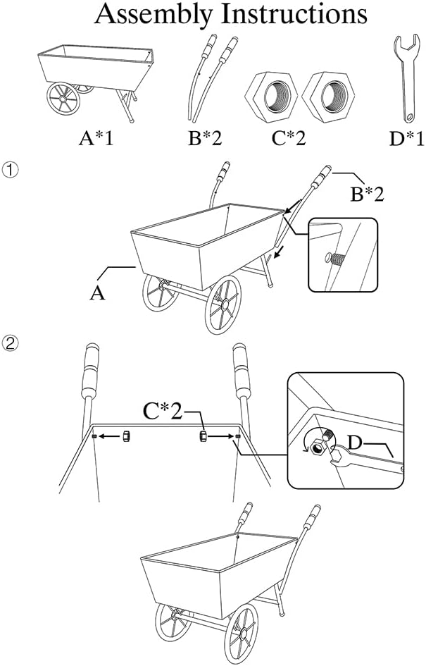 15 Inch Farmhouse Small Flower Cart with Wooden Handles Metal Wagon Planters for Outdoor Plants Decorative Wheelbarrow Plant Cart for Patio Garden Balcony Green