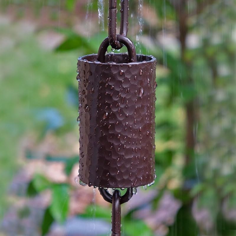 Nutshell Stores Kenchiku Rain Chain - Bronze - 11 Feet