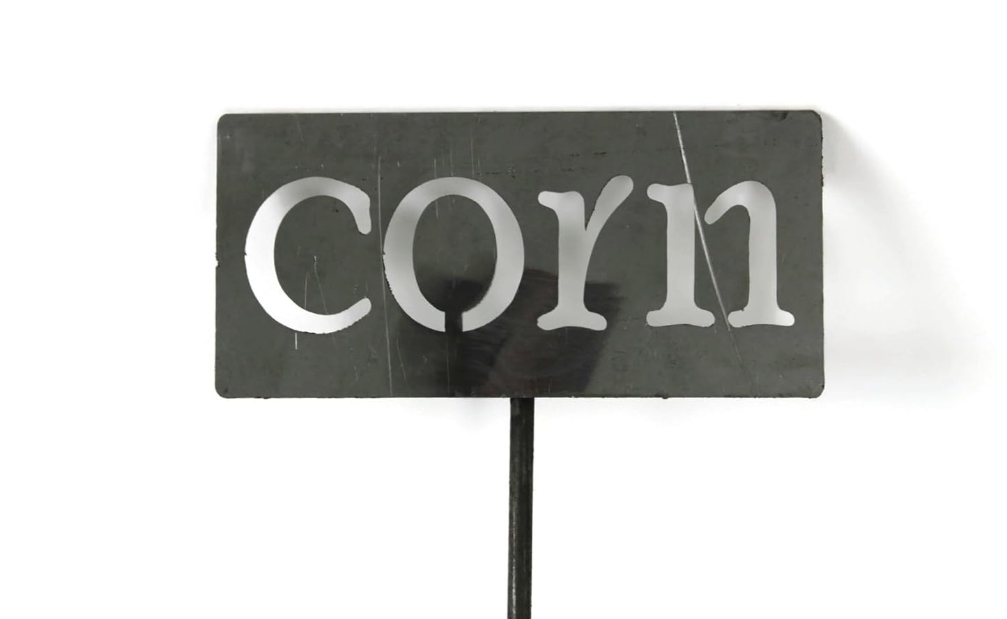 Classic Metal Garden Markers 19 Inches Tall (corn, Raw, Unfinished Steel (will rust with time))