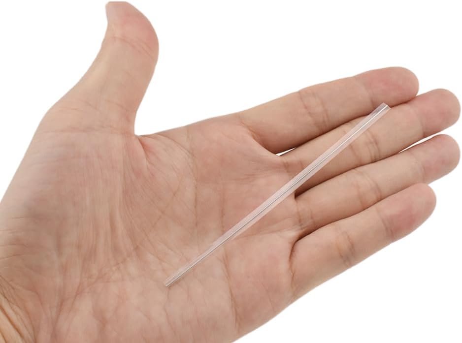 HAHIYO 300Pcs 8inches Cear Metal Twist Ties Bread Candy Coffee Bag Ties Plant Garden Twist Ties for Cellophane Treat Bags Gift Wraping Bags Plastic Bags Halloween Party Cake Present Art Crafts