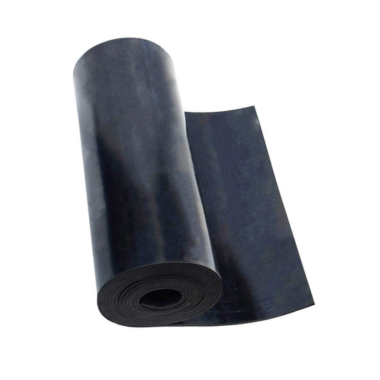DOBTIM Neoprene Rubber Sheet Rolls 1/8 (.125)" Thick X 12" Wide X 10' Long, Solid Rubber Strips Use for Gaskets DIY Material, Supports, Leveling, Sealing, Protection, Abrasion, Flooring, Black