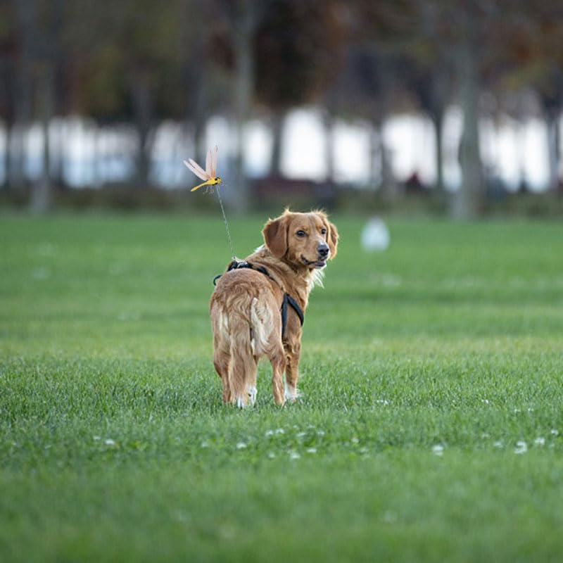 Spiritlele 12 PCS Fake Dragonfly Clip Colorful Hat Clip 3D Dragonfly Garden Decor for Patio Outdoor Indoor