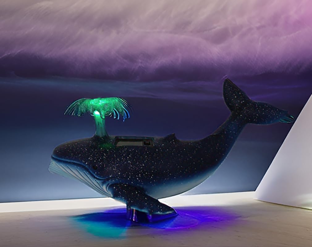 Humpback Whale Statue Miniature Figurines Landscape Garden Whale Art Figurines Home Living Room Aesthetic Decor Floating Shelf Coffee Table Office Desk Bathroom Counter Decor & Housewarming Gift