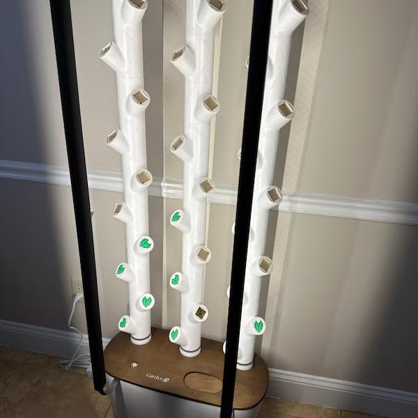 Grow Cubes for Hydroponic System/Compatible with Gardyn (10 Grow Cubes / 10 White caps)