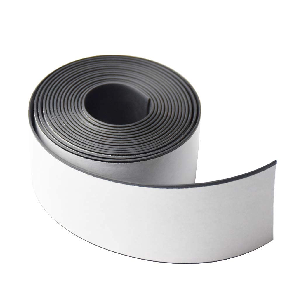 DOBTIM Adhesive Neoprene Solid Rubber Strips 1/16 (.062)" Thick X 2" Wide X 10'Long, Self Stick Rubber Sheet Non-Slip Insulation Strip Roll